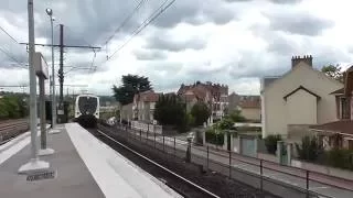 MI09 : Arrivée à la gare de Champigny sur la ligne A du RER