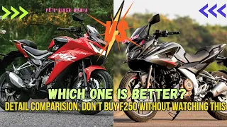 Karizma XMR 210 VS pulsar f250🤔 || Detail comparision which one is better ||  Don't buy f250 🤬