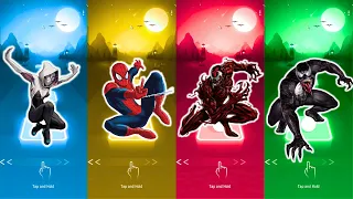 Tiles Hop SuperHero, Spider Gwen vs SpiderMan vs Carnage vs Venom