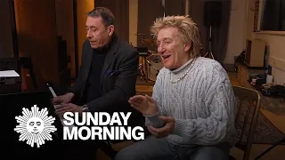 Rod Stewart and Jools Holland record swing era jazz classics