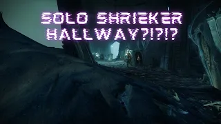 Solo Crota's End Shrieker hallway in Destiny 2