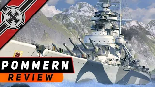 ЛИНКОР POMMERN BLACK! НОВАЯ ТОП СБОРКА ДЛЯ НЕМЦЕВ?! МИР КОРАБЛЕЙ/WIRLD OF WARSHIPS