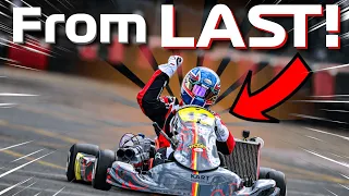 LAST TO FIRST In 8 MINUTES!! | DCKarting KZ2 Shifter Kart Onboard