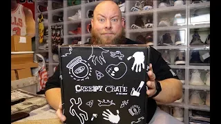 Opening up the BRAND NEW Creepy Crate HORROR Themed Mystery Box