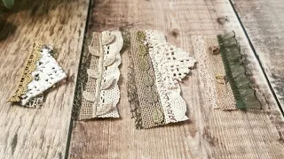 Page Tabs - Fabric Embellishments - Building Up your Stash - The Botanicals - Junk Journal