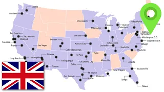 British Person Explains The 50 Biggest Cities USA
