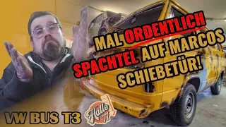 @Halle77 VW Bus T3 | Schiebetür, die Fortsetzung | Kleber ist trocken | Wie geht es weiter?