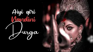 Aigiri Nandini New Version 4K Full Screen Status Video | Kalli Swaroop Of Durga #shorts #ytshorts