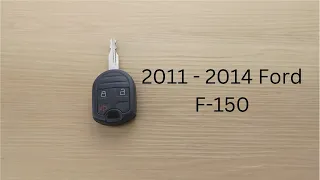 How To Replace/Change Ford F150 Remote Key Fob Battery 2011 - 2014