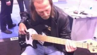 Francis Rocco Prestia @ the Marleaux BassGuitars booth NAMM 2011