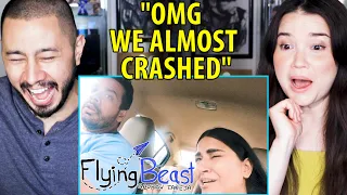 FLYING BEAST | OMG We Almost Crashed Today and ..... 🚗 | Reaction by Jaby Koay & Achara Kirk