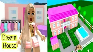 Building My Own Barbie Dream House !!! Let's Play Roblox Game Video