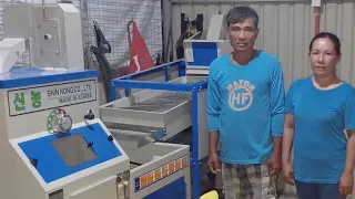 PINAKA BAGONG DESIGN AT SET UP NG SHIN NONG RICE MILL MACHINE NA GAWA MULA SA SOUTH KOREA