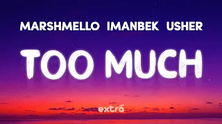 Marshmello & Imanbek ft. Usher - Too Much (Lyrics)