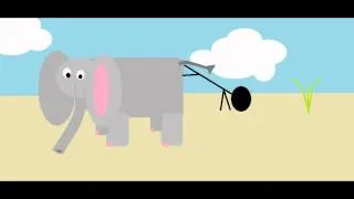 elephant pooping