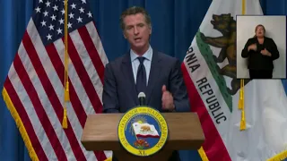 Governor Newsom addresses $54B hole in CA budget