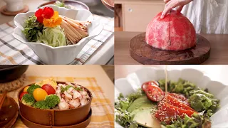 Honeyjubu's 38 Cooking Recipes Part 2 / Cooking that anyone can easily follow/ ASMR Cooking