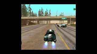 GTA SA super sports car jump with nitro booster speed #short