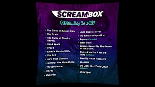 Screambox Streaming in July!