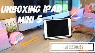 ☁️✨ iPad Mini 5 Unboxing + Accessories (feat Fintie Composition Case) ✨☁️