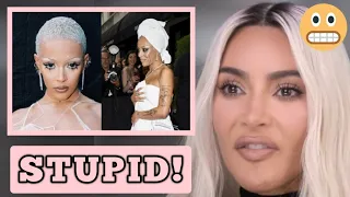 STUPID!🛑 Big fight emerge at met gala red carpet after Kim insulted Doja cat outfit