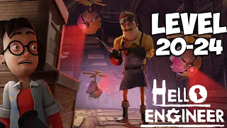 HELLO ENGINEER ACT 3 (Level 20 - 24) Walkthrough | No Commentary