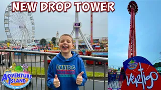 I rode the new 124ft Drop Tower in Southend - Vertigo