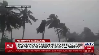 Thousands of residents to be evacuated due to supertyphoon Henry – NDRRMC