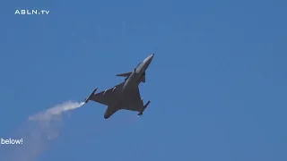 Swedish Air Force Saab JAS 39 Gripen multirole fighter | AERO INDIA 2017