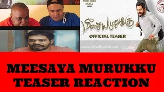 Meesaya Murukku (Tamil) Teaser Reaction | Hiphop Tamizha | Sundar C