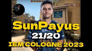 CSGO POV ENCE SunPayus (21/20) vs Vitality (MIRAGE) @ IEM Cologne 2023 Semi-final