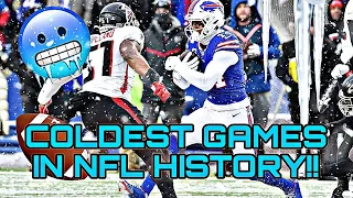 Top 5 Coldest Games In NFL History!!