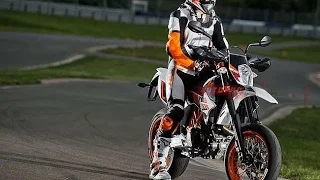 KTM Supermoto exhaust sound and fly by