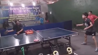 Andre anak ajaib Garut latihan bola banyak Tenis Meja pingpong