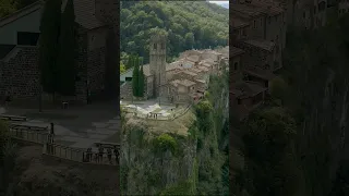 Castellfollit de la Roca - Descobreix Catalunya #shorts #short #shortvideo #sunrise #tiktok #dji