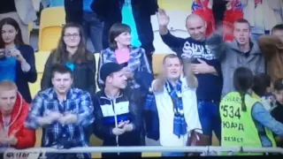 Зигующие болелы. Львов. Финал кубка Украины 2016