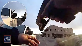 ‘He Has a Rifle’: Armed Suspect Shot Through Windshield by New Mexico Cops