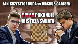 POLAK POKONUJE MISTRZA ŚWIATA w SZACHACH!!! || Jan -Krzysztof Duda vs Magnus Carlsen || 2020