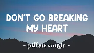 Don't Go Breaking My Heart - Backstreet Boys (Lyrics) 🎵