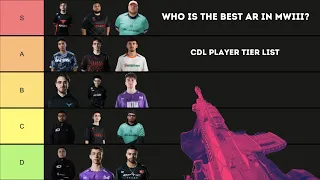 CDL PLAYER TIER LIST (SO FAR!) - WHO IS THE BEST AR IN MWIII?
