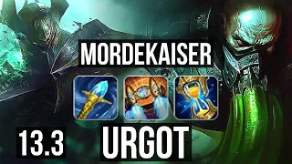 MORDE vs URGOT (TOP) | 8 solo kills, 400+ games | EUW Master | 13.3