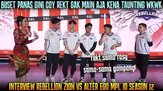 BUSET AUDY ROASTING SARKAS REKT & RASY SEKALIGUS ! INTERVIEW PANAS RBL VS AE MPL S12