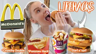 GENIAL & LECKER! 😋 Diese MC DONALDS LIFEHACKS musst du testen!💡 Geheime Burger 🍔 & Pommes Hack🍟