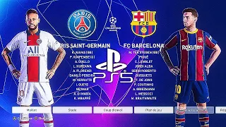 PES 2021 PS5 PSG - FC BARCELONA | MOD Ultimate Difficulty Career Mode HDR Next Gen