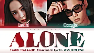 COOGIE (쿠기) (Feat. LeeHi 이하이) - ''ALONE'' Lyrics 가사 [日本語字幕] (Color_Coded_HAN_ROM_ENG)