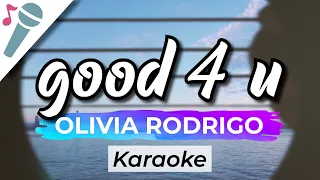 Olivia Rodrigo - good 4 u - Karaoke Instrumental (Acoustic)