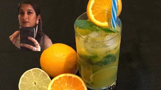 The best orange mojito | Summer mocktail recipe | Luna’s kitchen USA