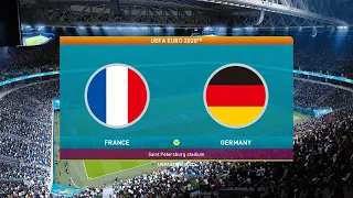 PES 2021 | France vs Germany - UEFA Euro 2020 | Saint Petersburg Stadium | Full Gameplay 1080p 60FPS