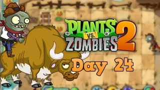 Plants vs Zombies 2 | Wild West Day 24 | Walkthrough