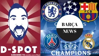 UEFA Champions League Draw LIVE reactions | Chelsea vs Barca | Real Madrid vs PSG | Barça News